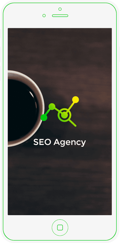 SEO agency ensures good results on search pages, including mobile as shown